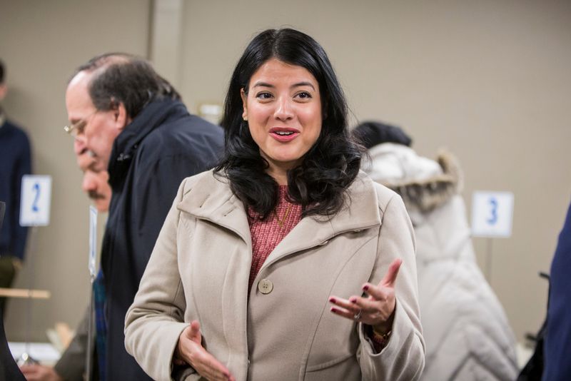 Chicago City Clerk Anna Valencia in 2018